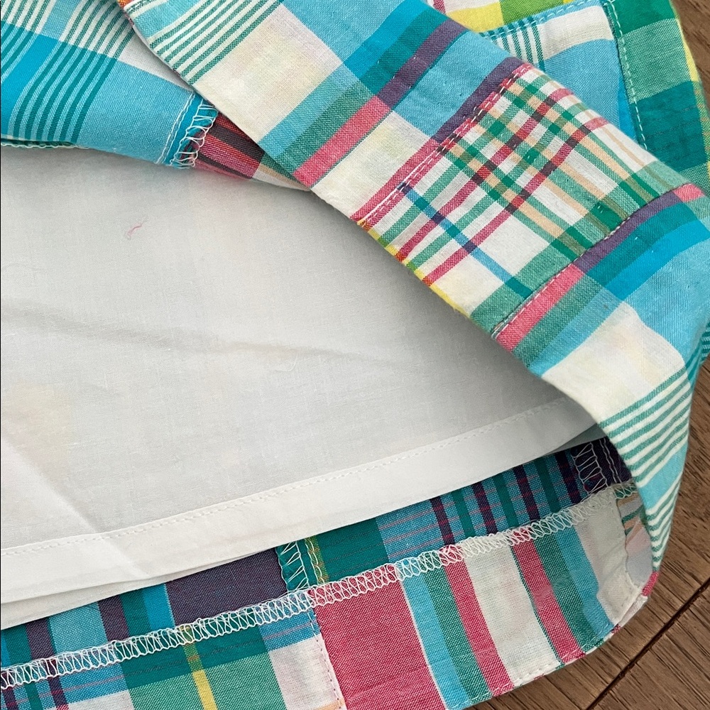 Talbots Multicolor Patchwork A-Line Skirt - Size … - image 5